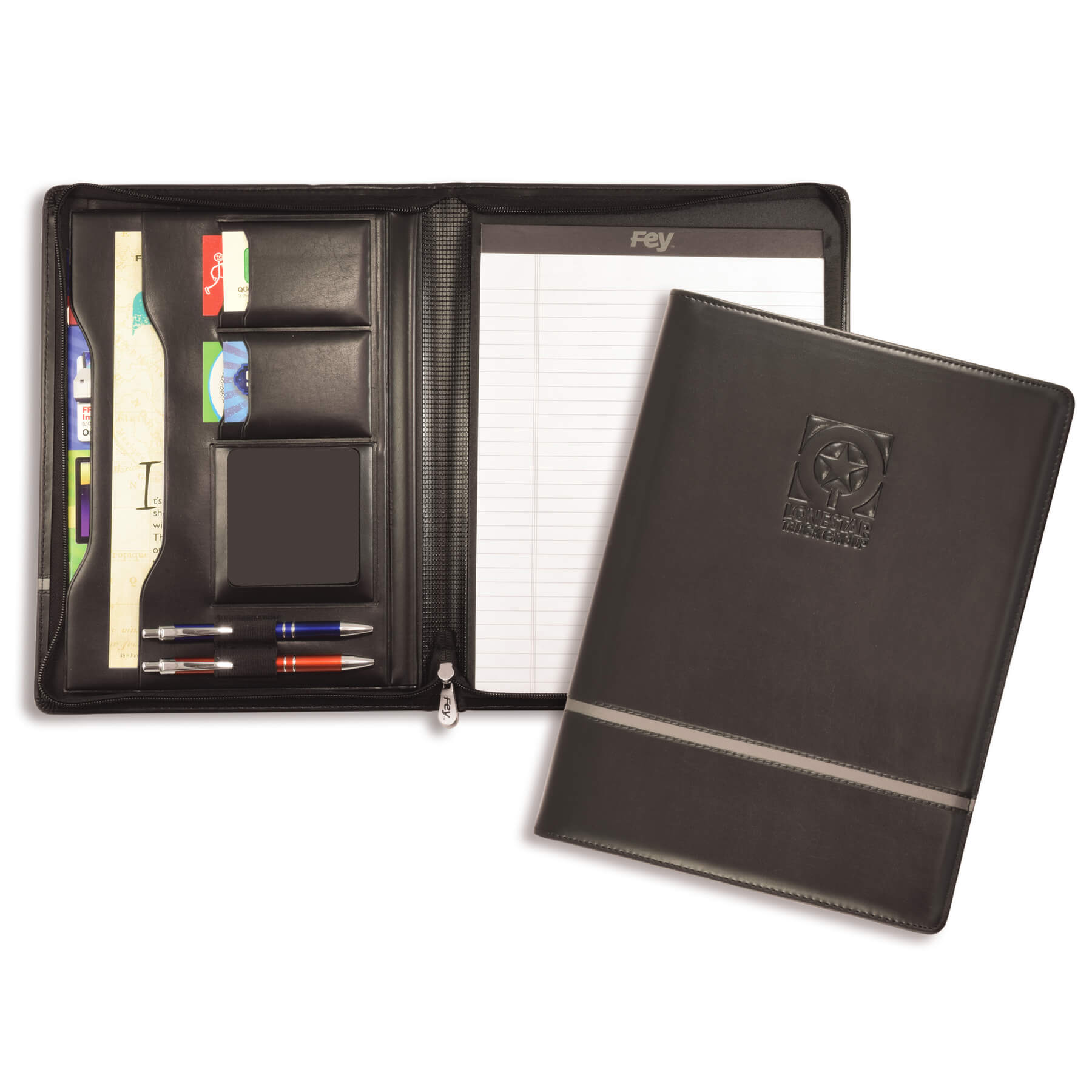 8066            - Chartwell Zippered Padfolio                                           